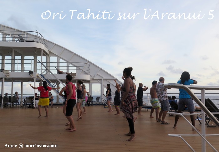 activité danse sur l'Aranui 5