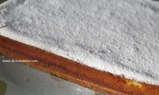 Gâteau au citron, inspiré des lemon squares