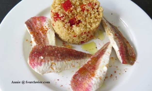 Filets de rougets au quinoa