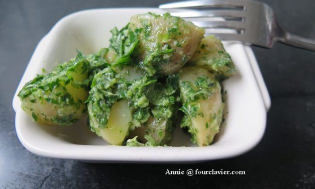 Salade de pommes de terre aux herbes