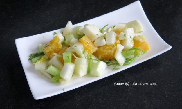 Salade de fenouil orange