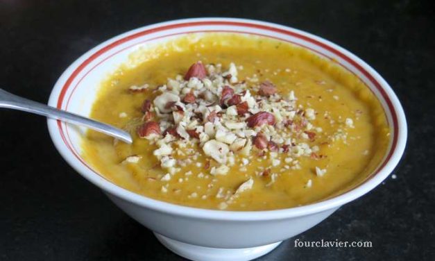 Soupe aux carottes et patates douces