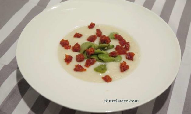 Velouté de chou-fleur au chorizo