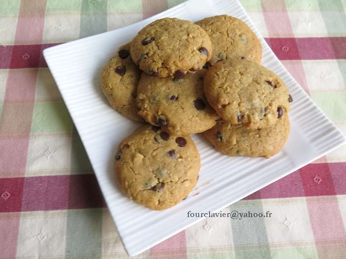 Cookies au beurre de cacahuètes, sans farine