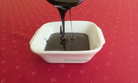 Sauce chocolat (chocolate syrup)