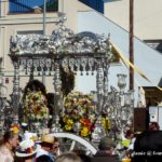 Départ du pèlerinage du Rocio, en Andalousie
