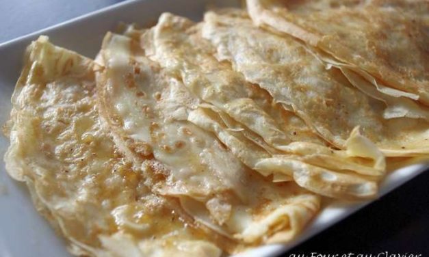 Crêpes au caramel d’orange – gingembre