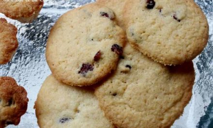 Cookies aux cranberries et au Lillet, d’après une recette de Martha Stewart