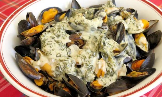 Moules à l’oseille