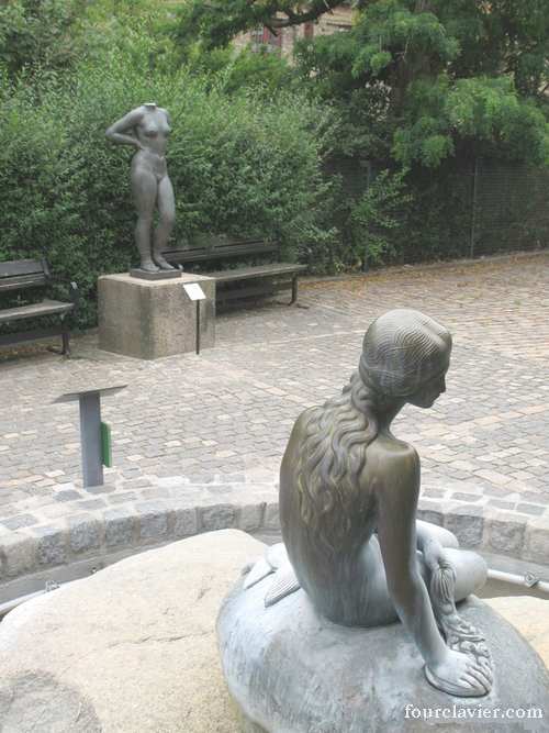 sirène de Copenhague - Jardin du musée Carlsberg