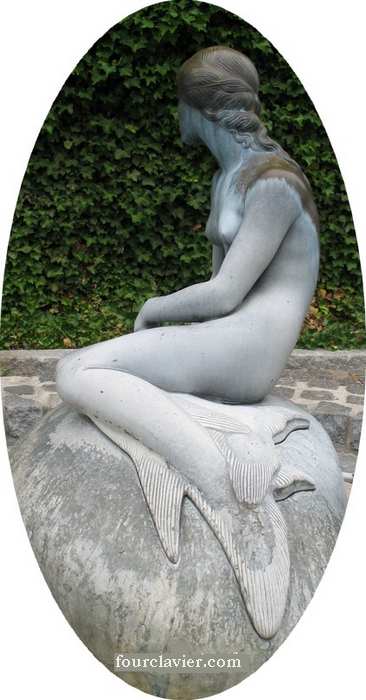 sirène de Copenhague - Jardin du musée Carlsberg