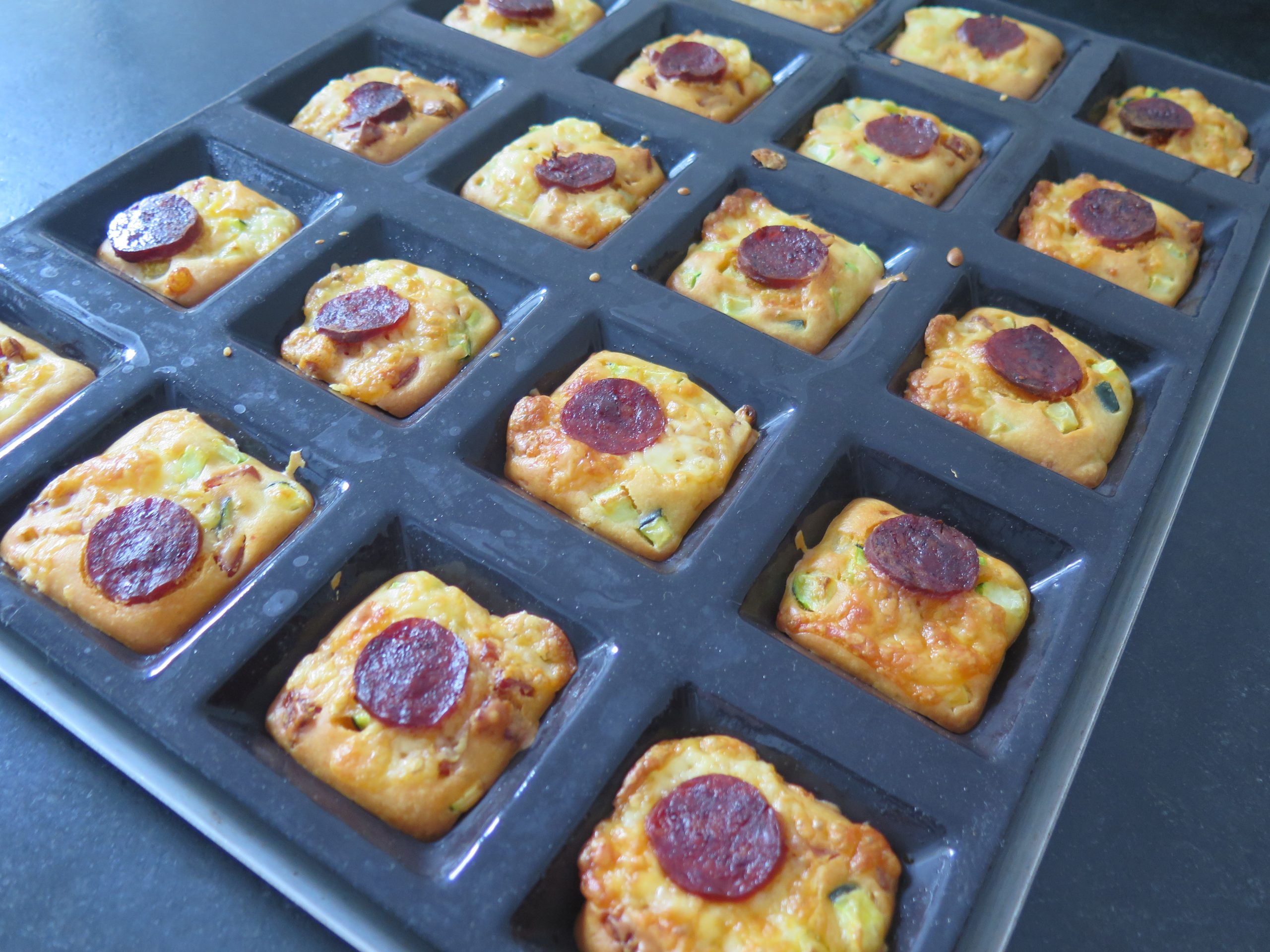 muffins au chorizo